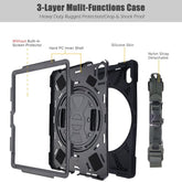 MyBat TurnTablet Xtra Grip Series - iPad 10.9 (2022) - Black / Black